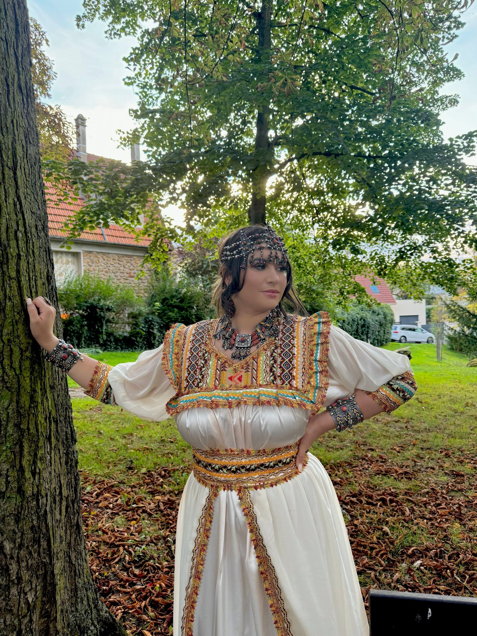 Robe blanc cassé